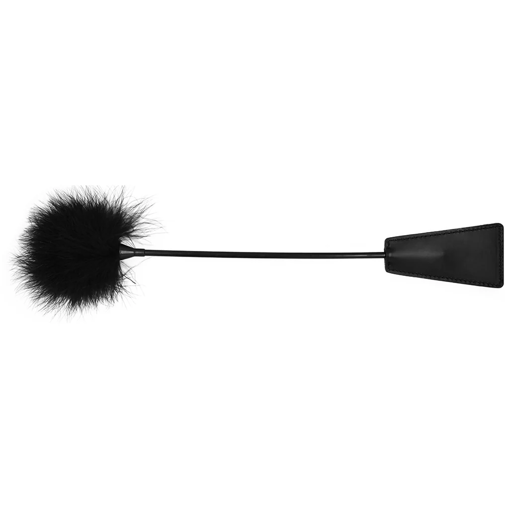 Black & White Crop with Feather Tickler - Image 5