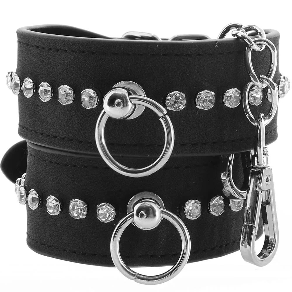 Ouch! Diamond Studded Ankle Cuffs - Image 4