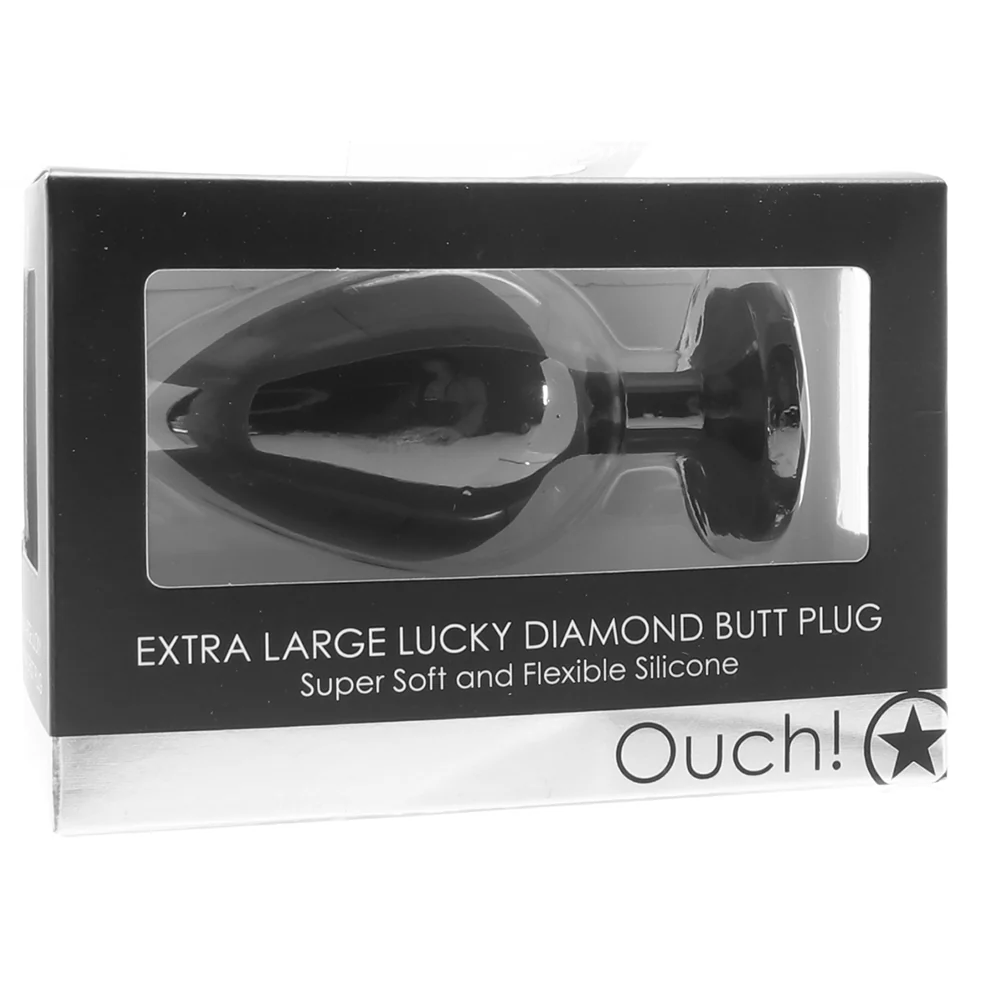Ouch! Extra Large Lucky Diamond Butt Plug - Image 6