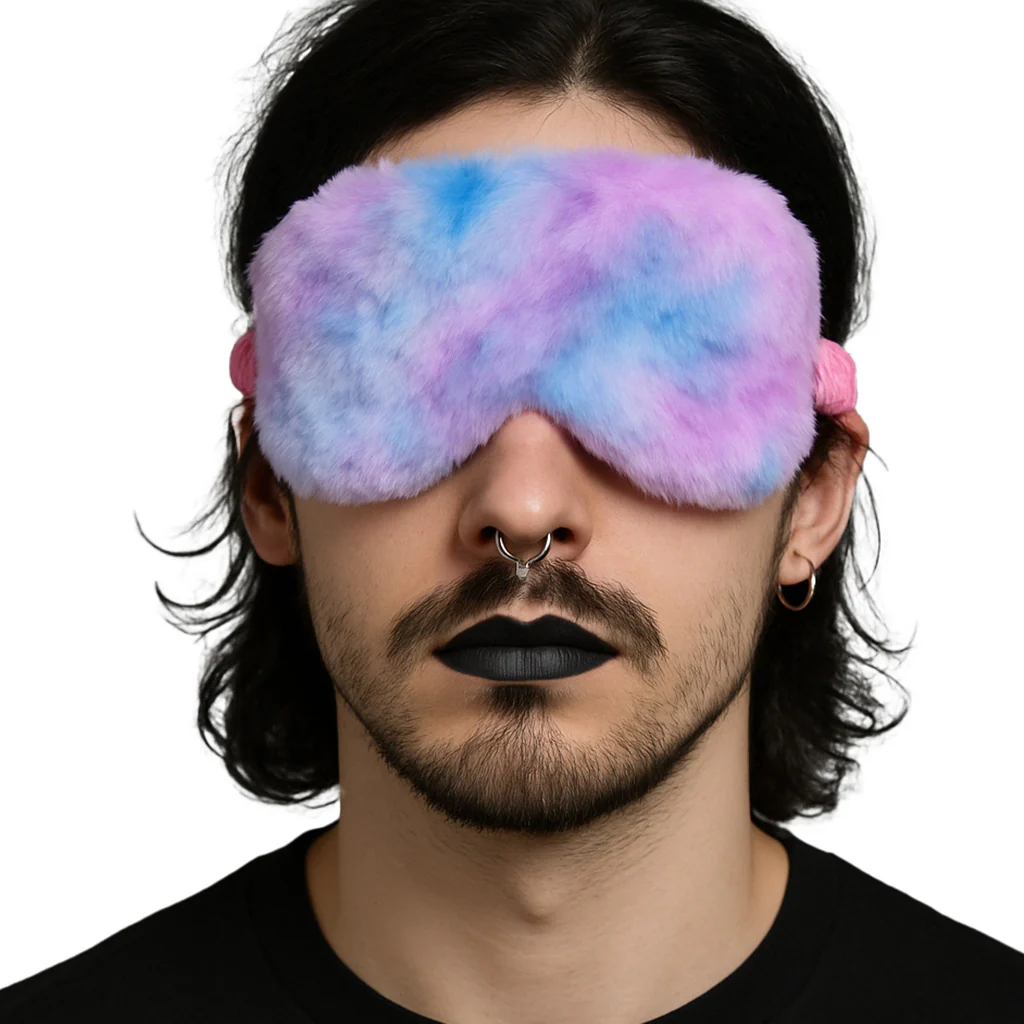Ouch! Fluffy Blindfold in Multi-Colour - Image 6