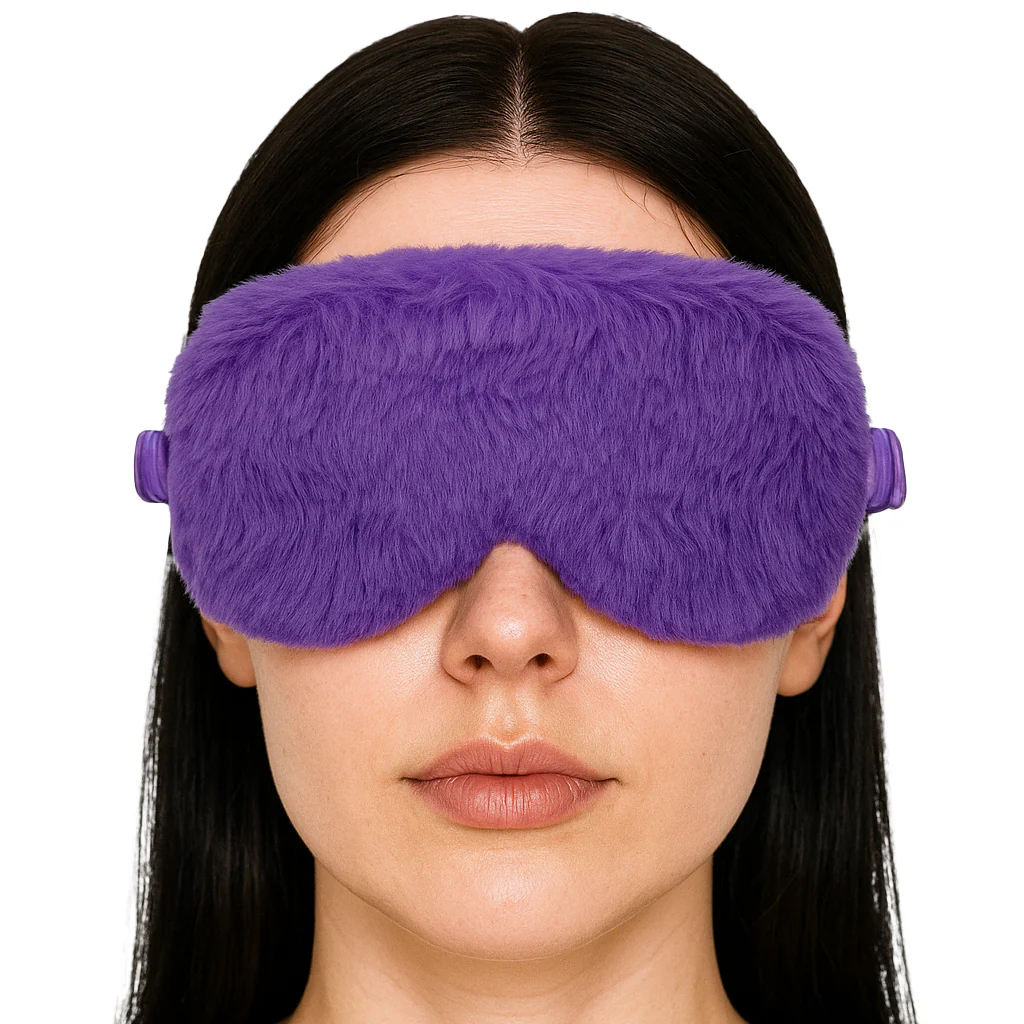 Ouch! Fluffy Blindfold in Purple - Image 2