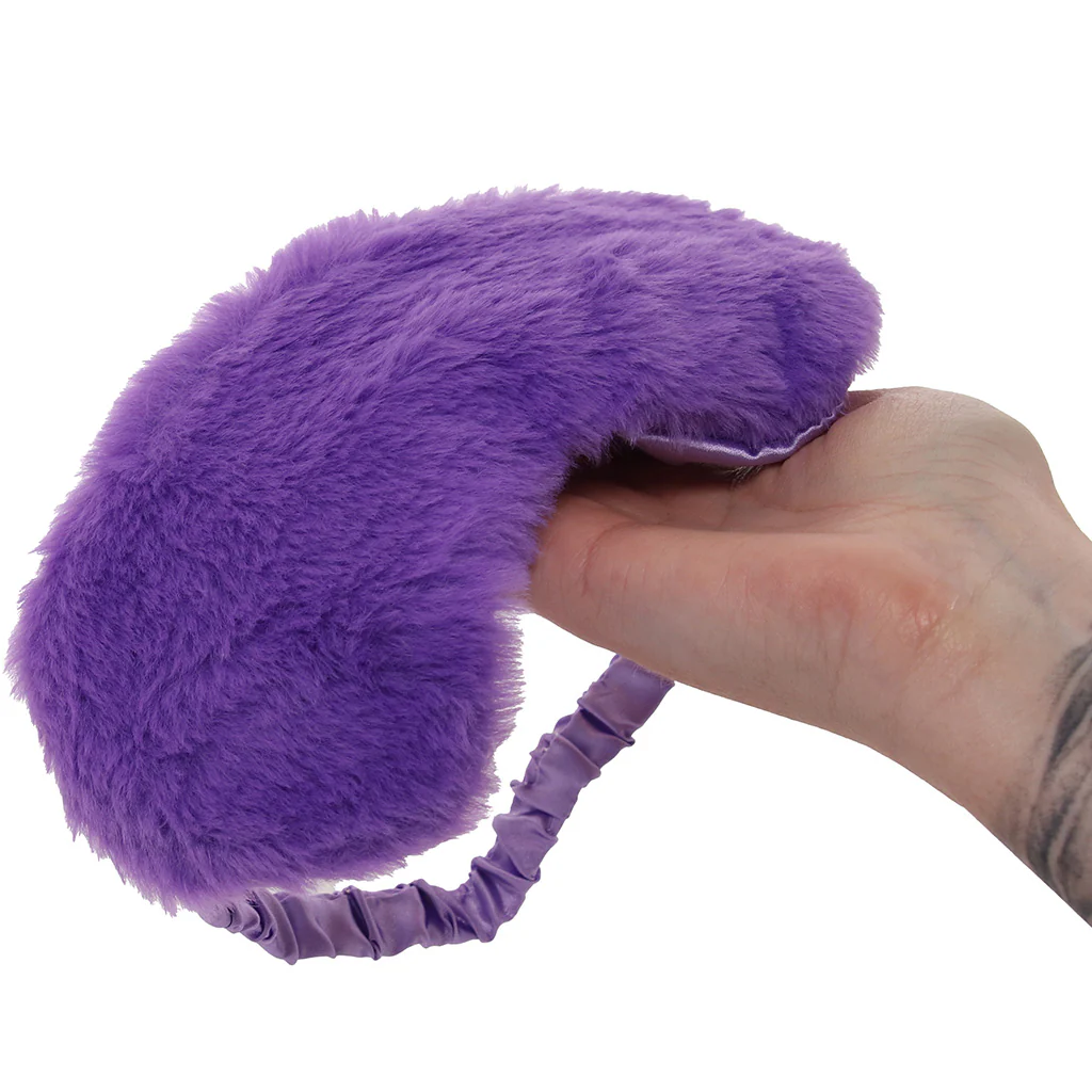 Ouch! Fluffy Blindfold in Purple - Image 4