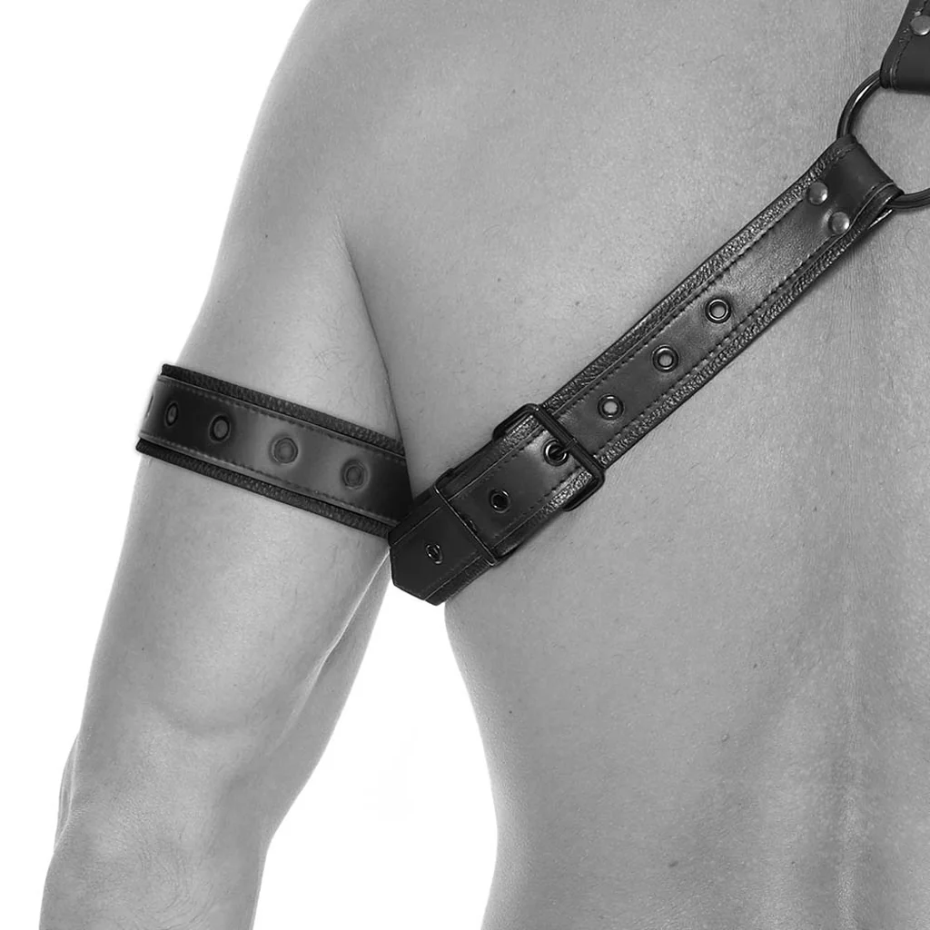 Ouch! Gladiator Harness with Arm Band - Image 5