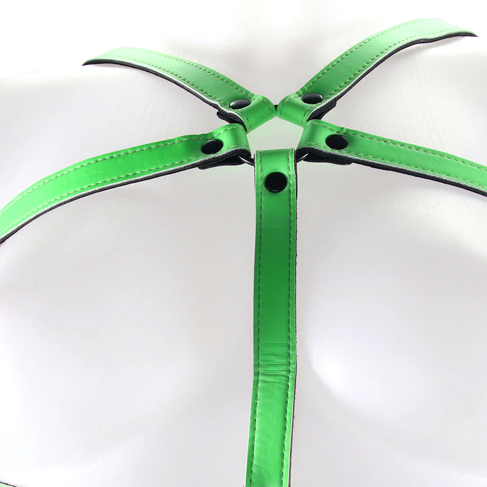 Ouch! Glow In The Dark Body Harness /XL - Image 3