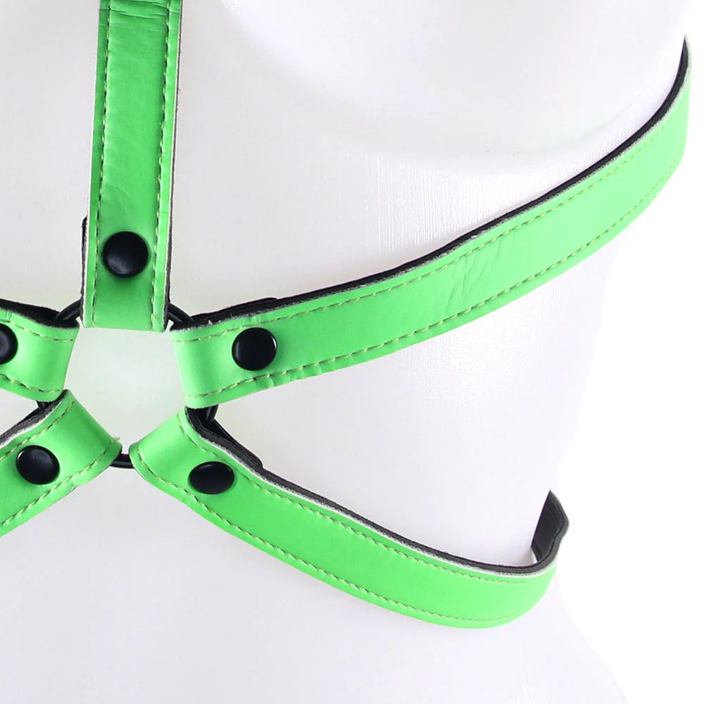 Ouch! Glow In The Dark Body Harness /XL - Image 4