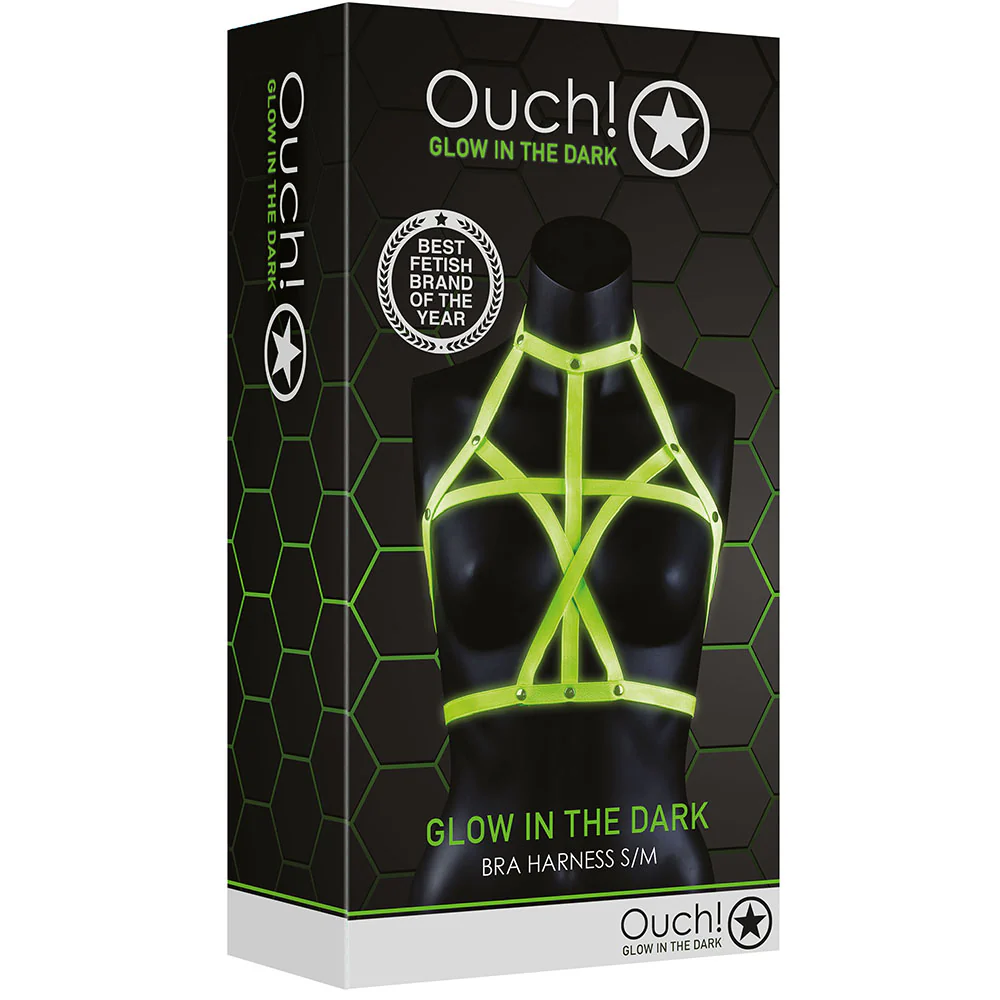 Ouch! Glow In The Dark Bra Harness /M - Image 6