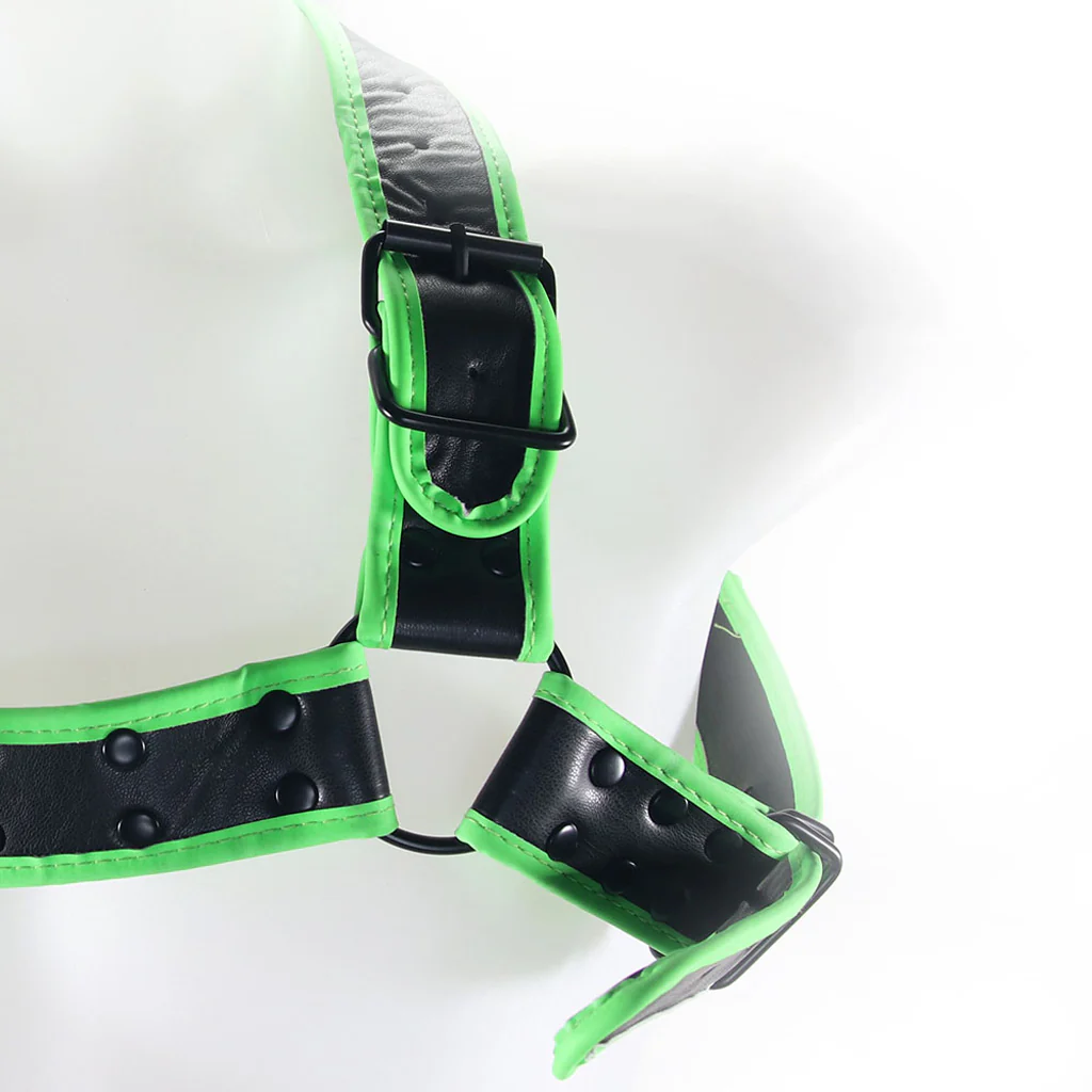 Ouch! Glow in the Dark Buckle Bulldog Harness /M - Image 5