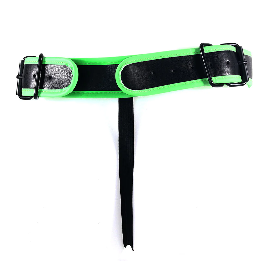 Ouch! Glow In The Dark Front Buckle Jock Strap /M - Image 5