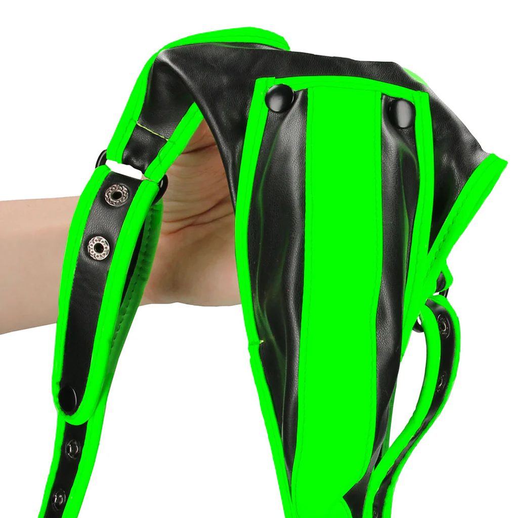 Ouch! Glow In The Dark Full Body Harness /M - Image 4