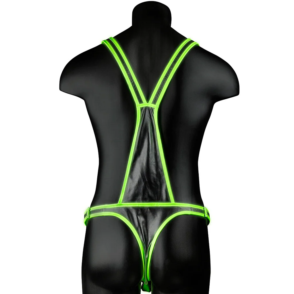 Ouch! Glow In The Dark Full Body Harness /XL - Image 2
