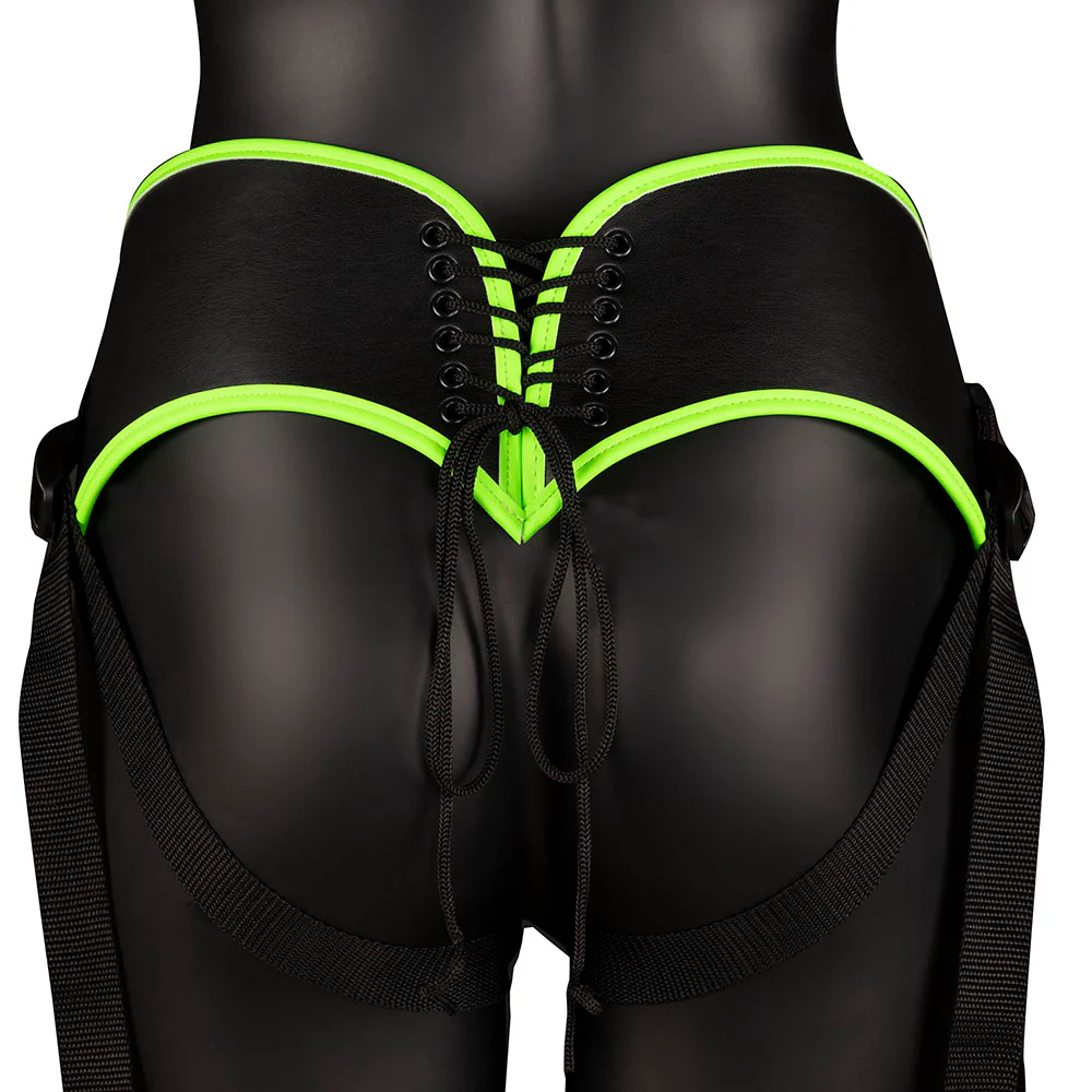 Ouch! Glow In The Dark Harness with Silicone Dildo - Image 5