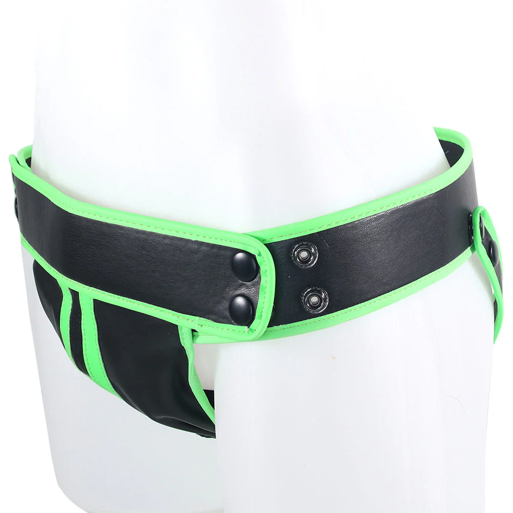 Ouch! Glow In The Dark Striped Jock Strap /M - Image 2