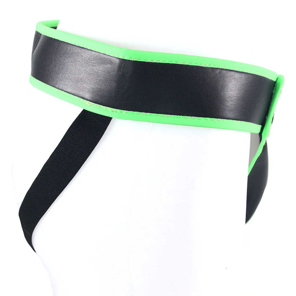 Ouch! Glow In The Dark Striped Pouch Jock Strap /XL - Image 4
