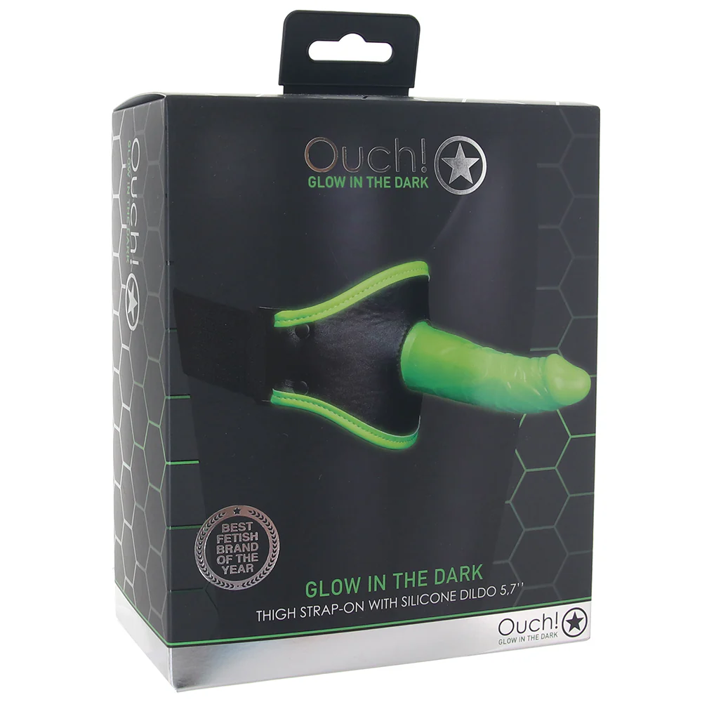 Ouch! Glow In The Dark Thigh Strap-on - Image 6