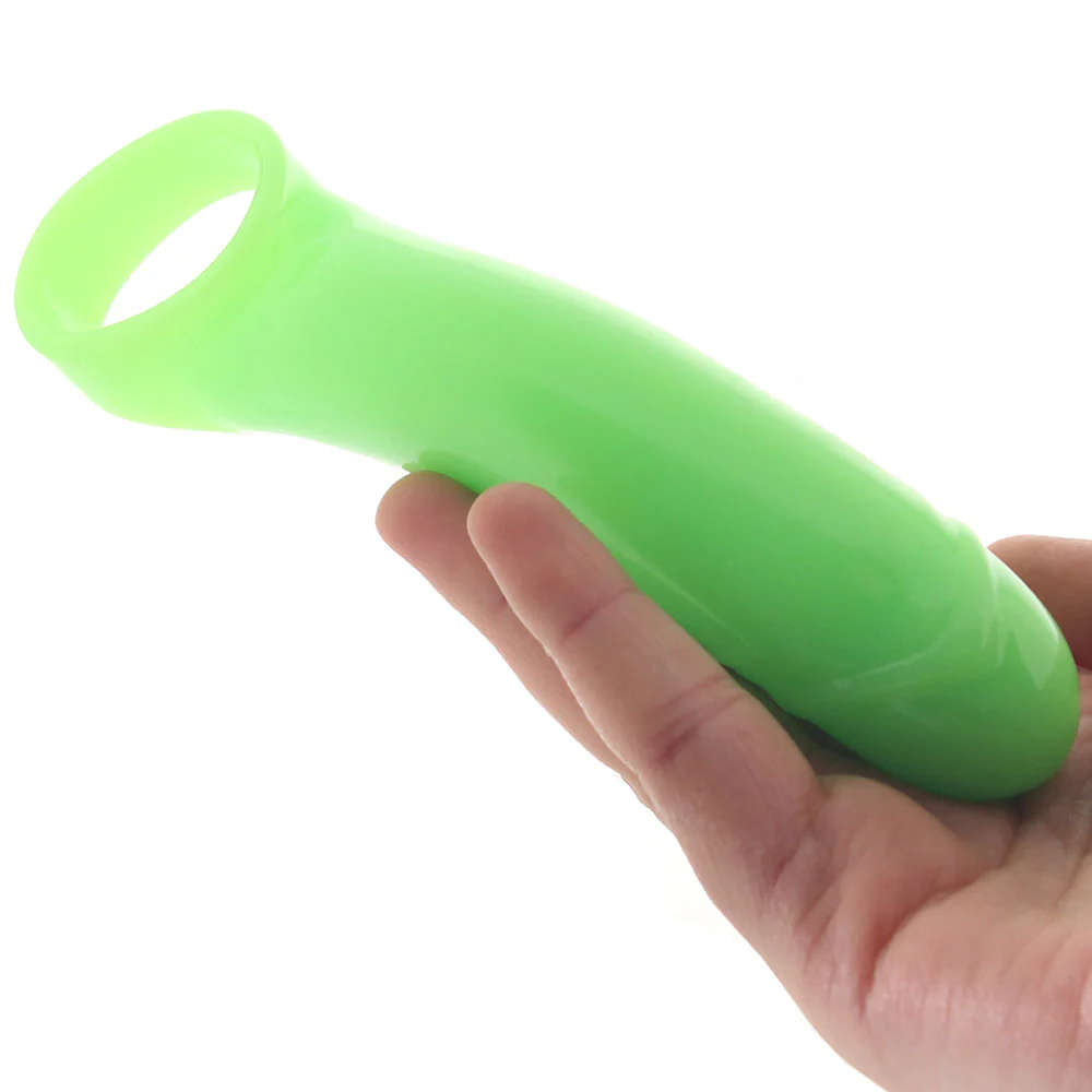 Ouch! Glow In The Dark Thin Smooth Penis Sleeve - Image 4