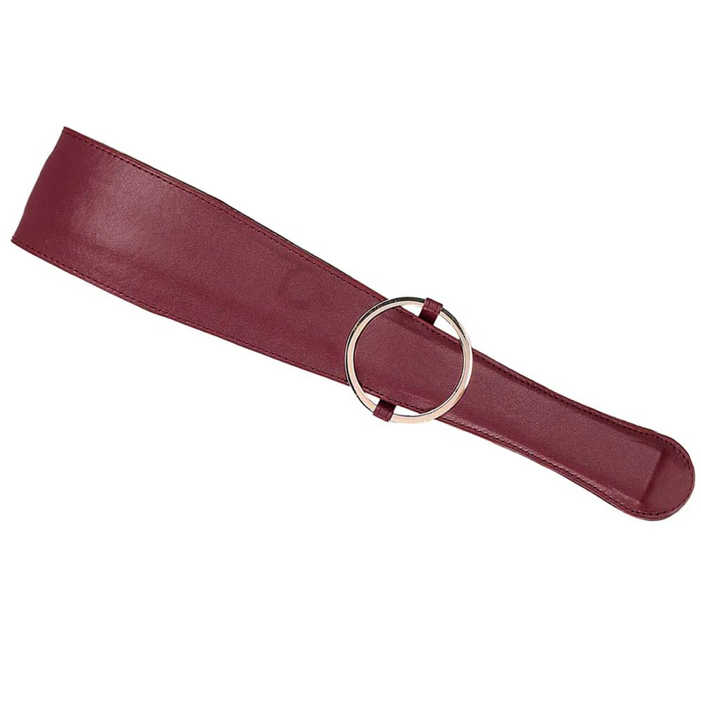 Ouch! Halo Belt Flogger in Burgundy - Image 5