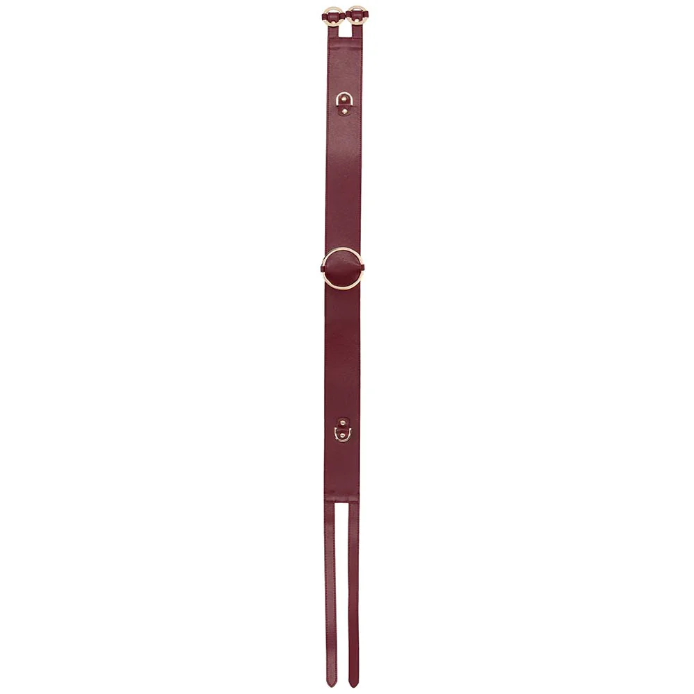 Ouch! Halo Burgundy Waist Bondage Belt /M - Image 4