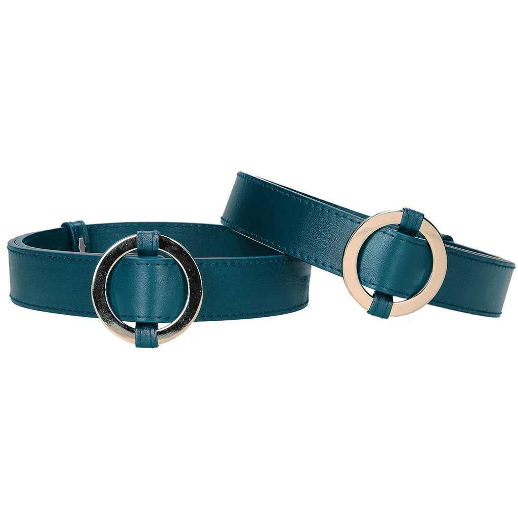 Ouch! Halo Thigh Cuffs in Green - Image 2