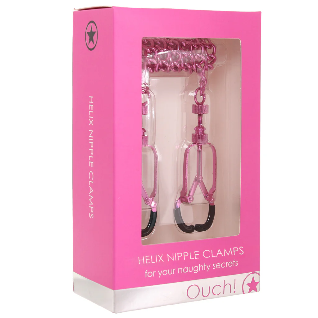 Ouch! Helix Nipple Clamps in Pink - Image 9