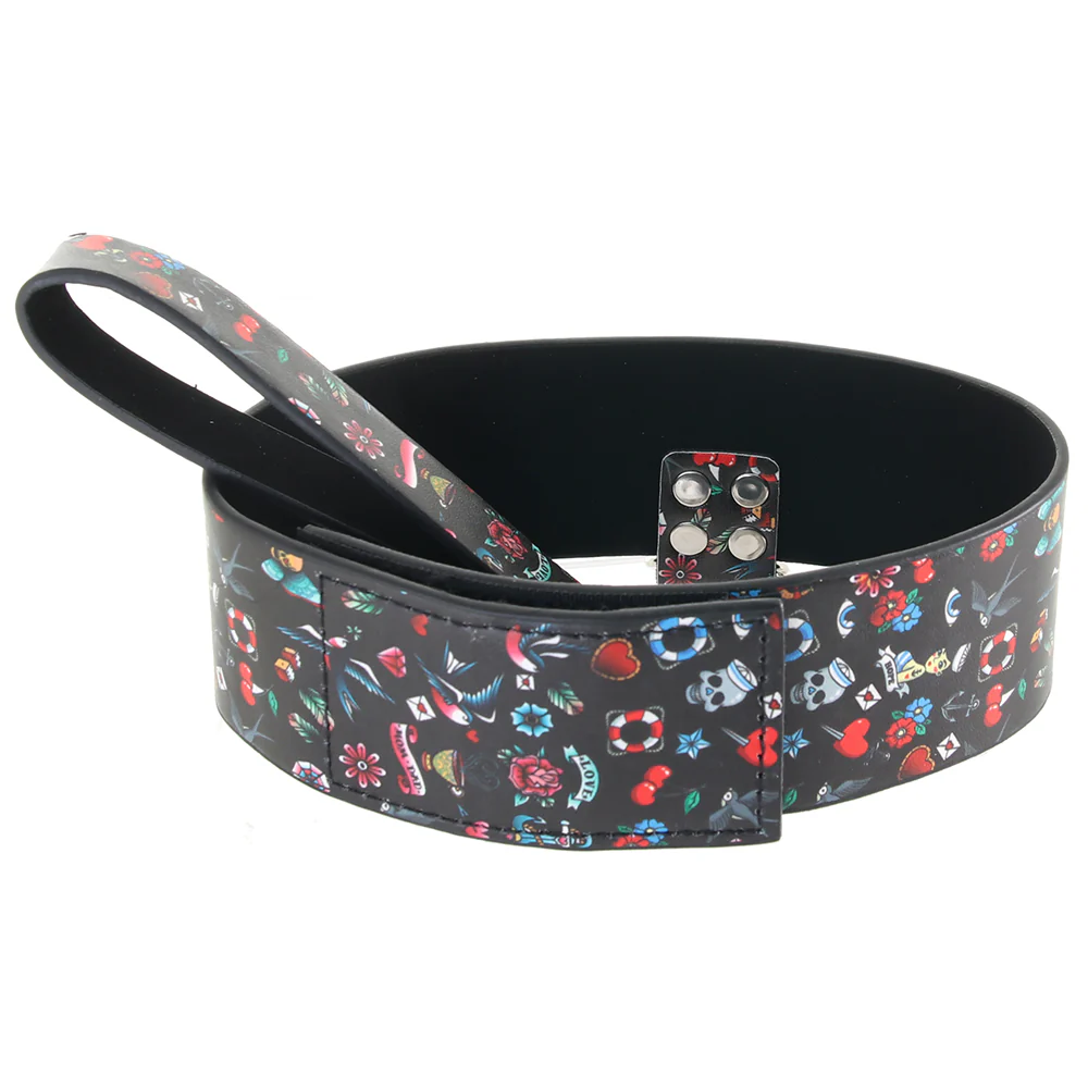 Ouch! Old School Tattoo Leash & Collar - Image 3