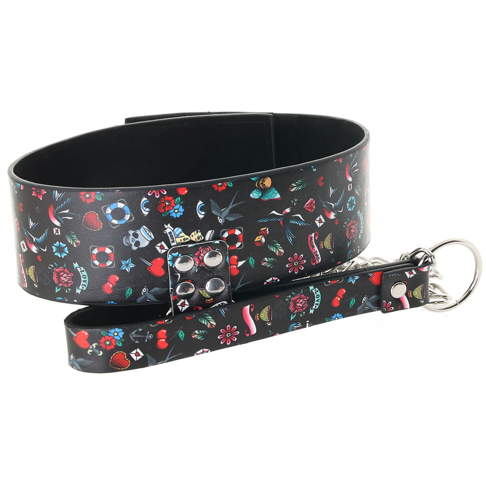 Ouch! Old School Tattoo Leash & Collar - Image 4