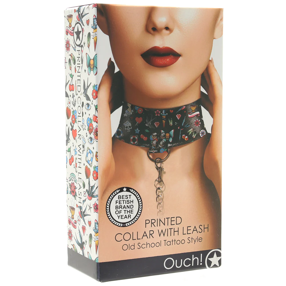 Ouch! Old School Tattoo Leash & Collar - Image 6