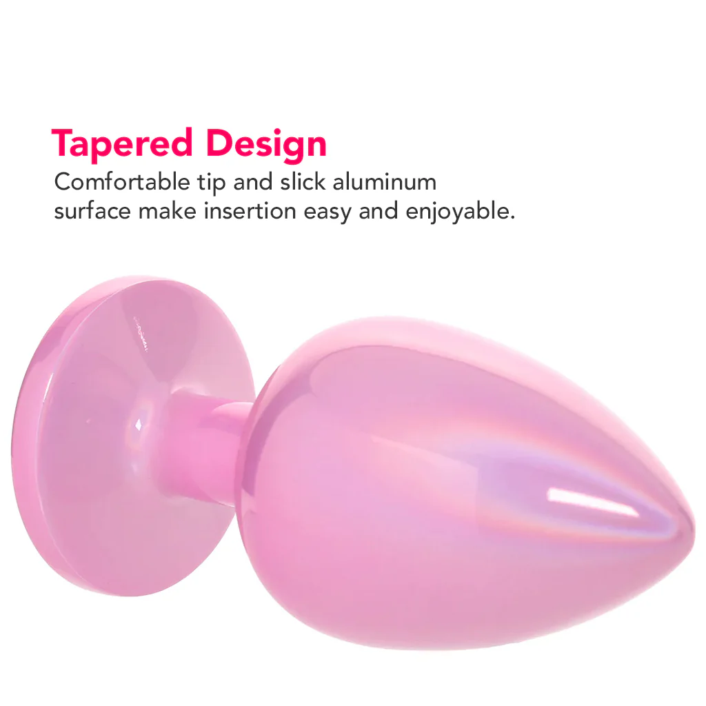 Ouch! Paris Collection Metal Anal Plug Set in Pink - Image 2