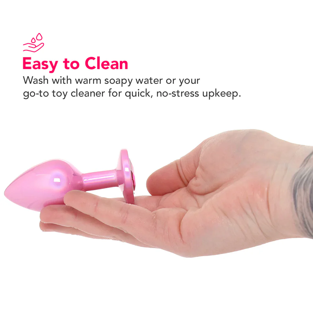 Ouch! Paris Collection Metal Anal Plug Set in Pink - Image 4