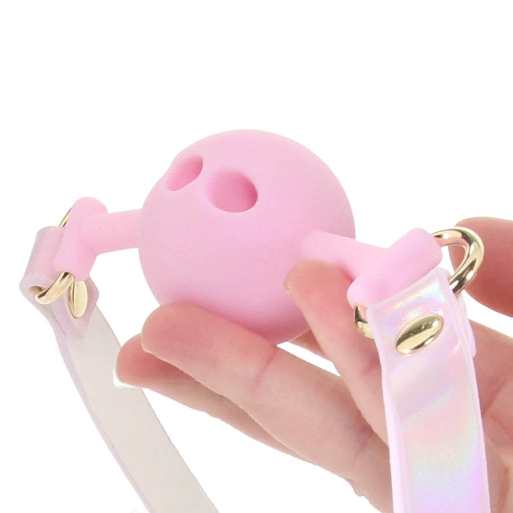 Ouch! Paris Collection Silicone Ball Gag in Pink - Image 4