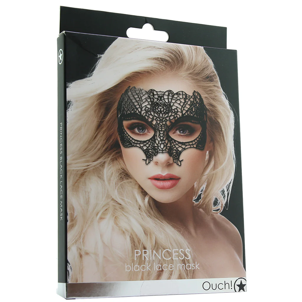 Ouch! Princess Lace Mask in Black - Image 5
