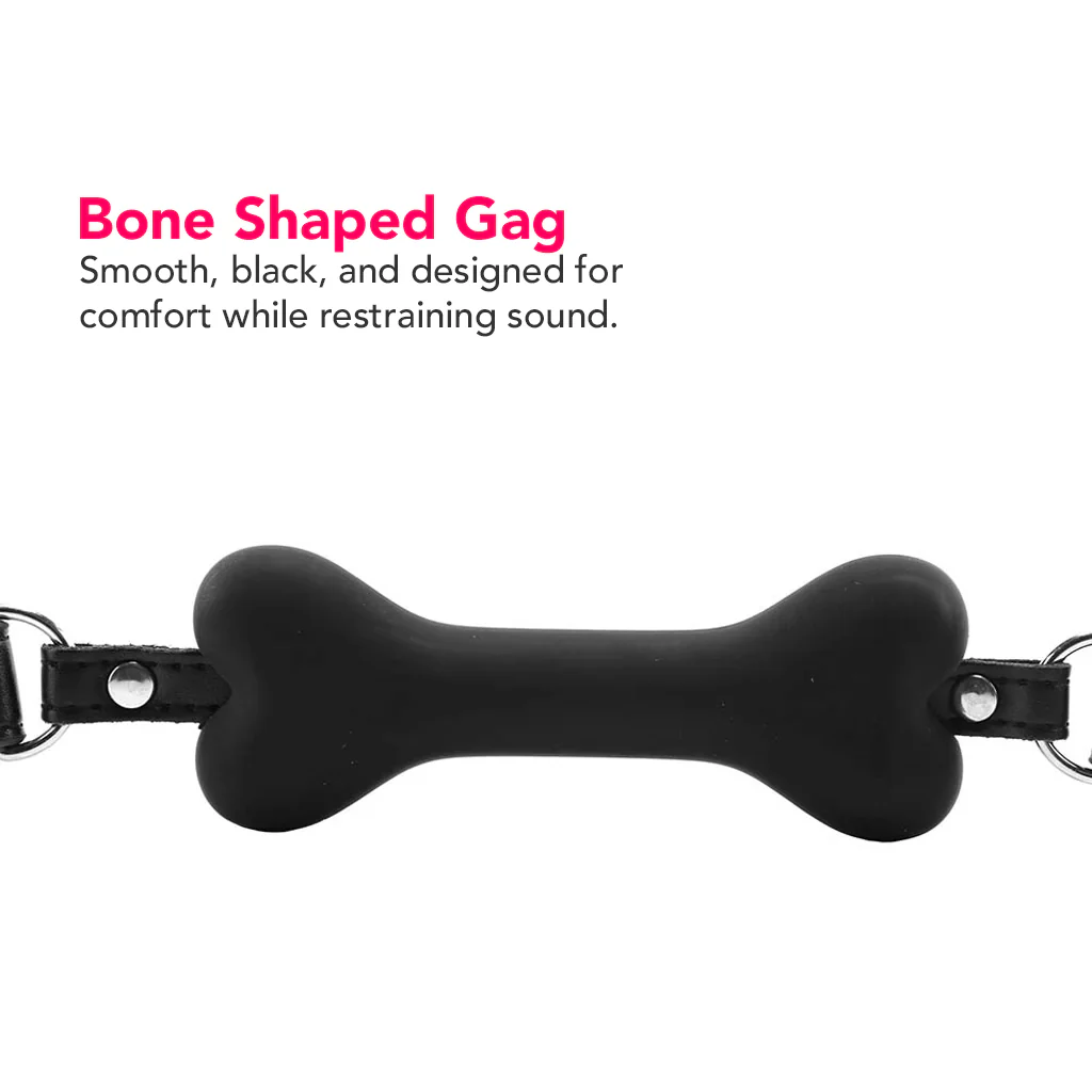 Ouch! Puppy Play Silicone Bone Gag - Image 2