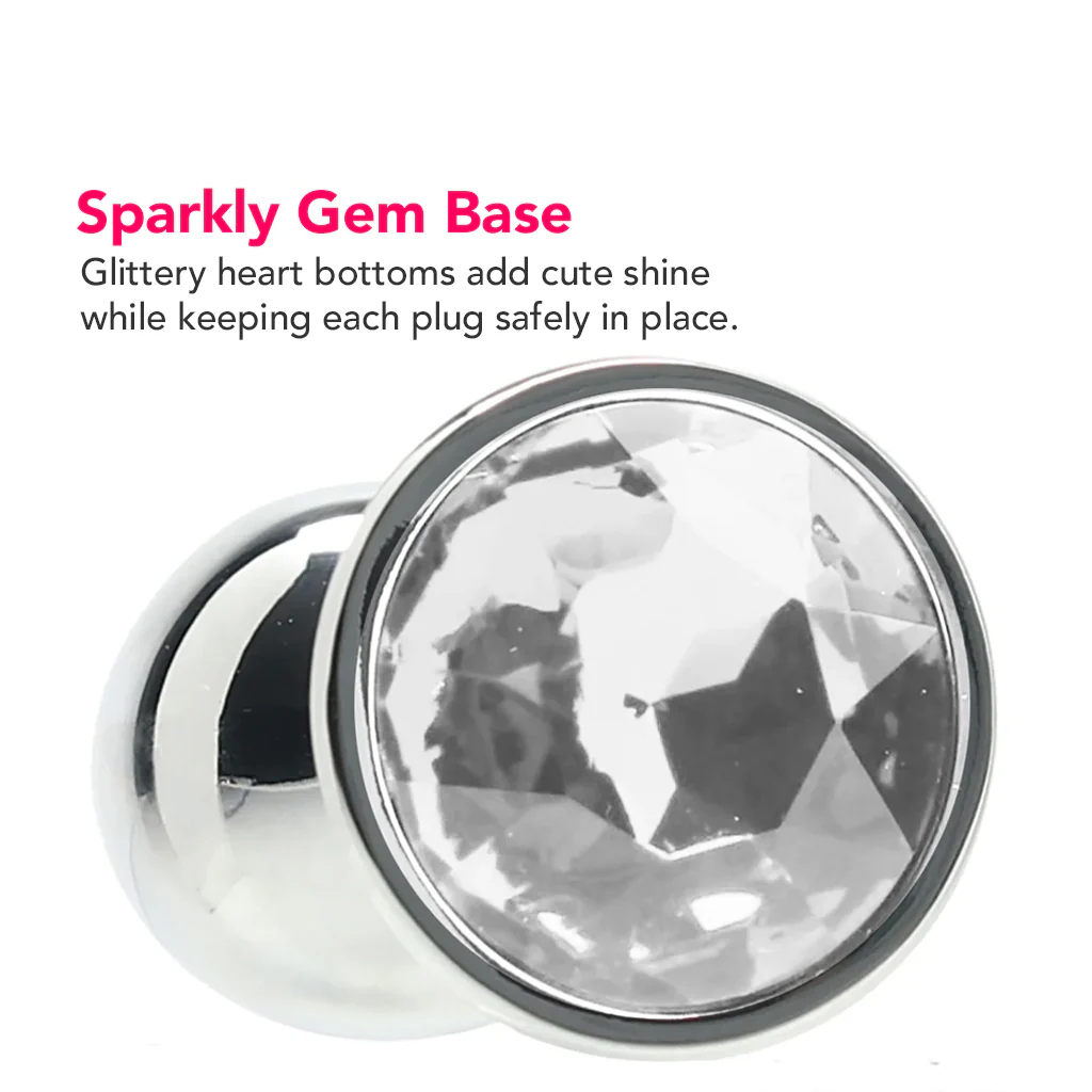 Ouch! Round Gem Silver Plug in Small - Image 5