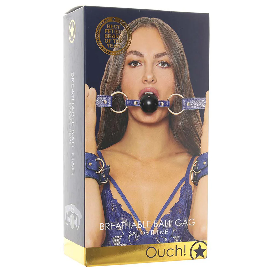Ouch! Sailor Themed Breathable Ball Gag - Image 6