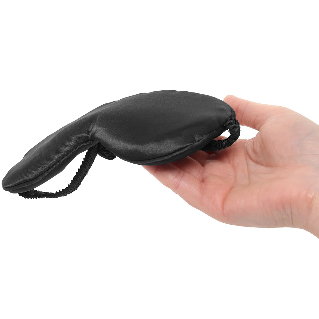 Ouch! Satin Blindfold in Black - Image 4