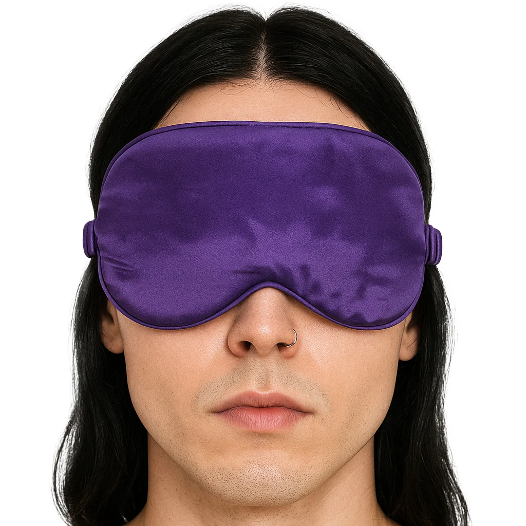 Ouch! Satin Blindfold in Purple - Image 2