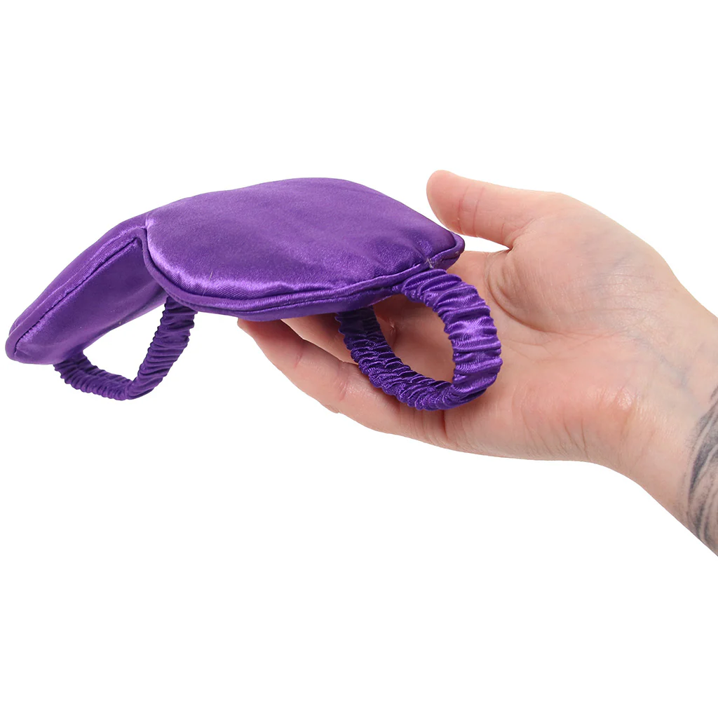 Ouch! Satin Blindfold in Purple - Image 4