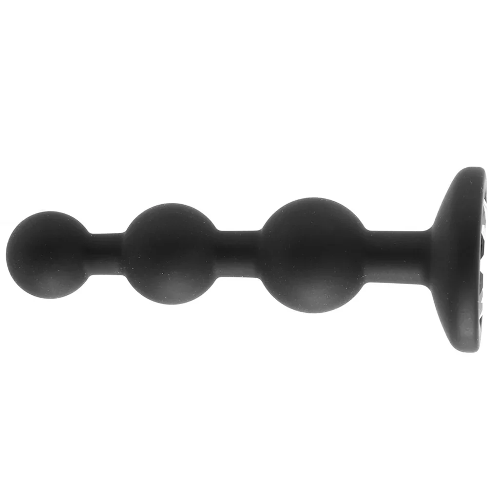 Ouch! Silicone Beaded Diamond Butt Plug - Image 3