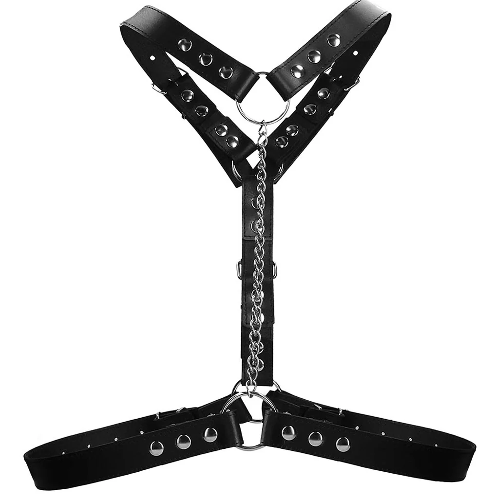 Ouch! Twisted Bit Bonded Leather Harness - Image 2
