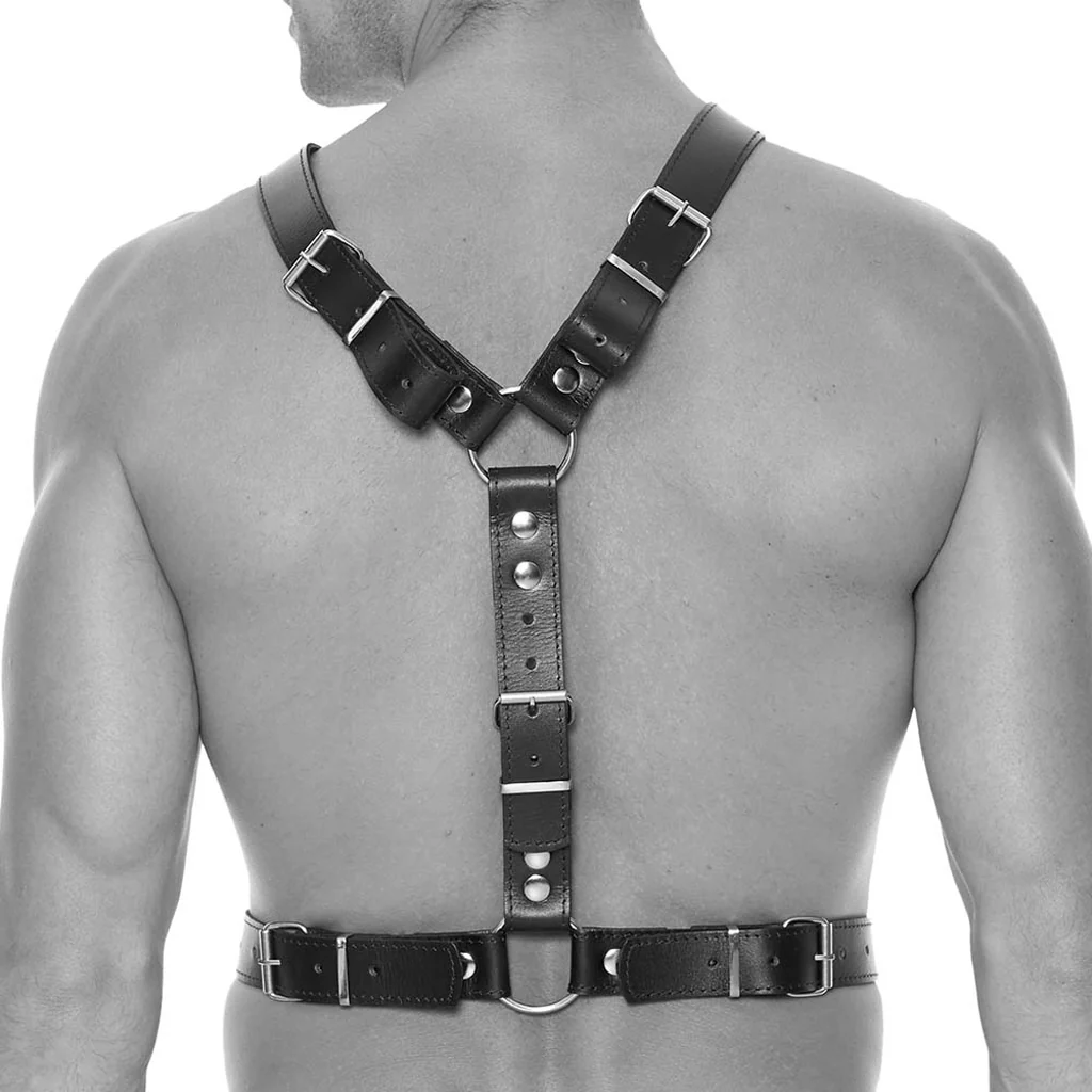 Ouch! Twisted Bit Bonded Leather Harness - Image 3