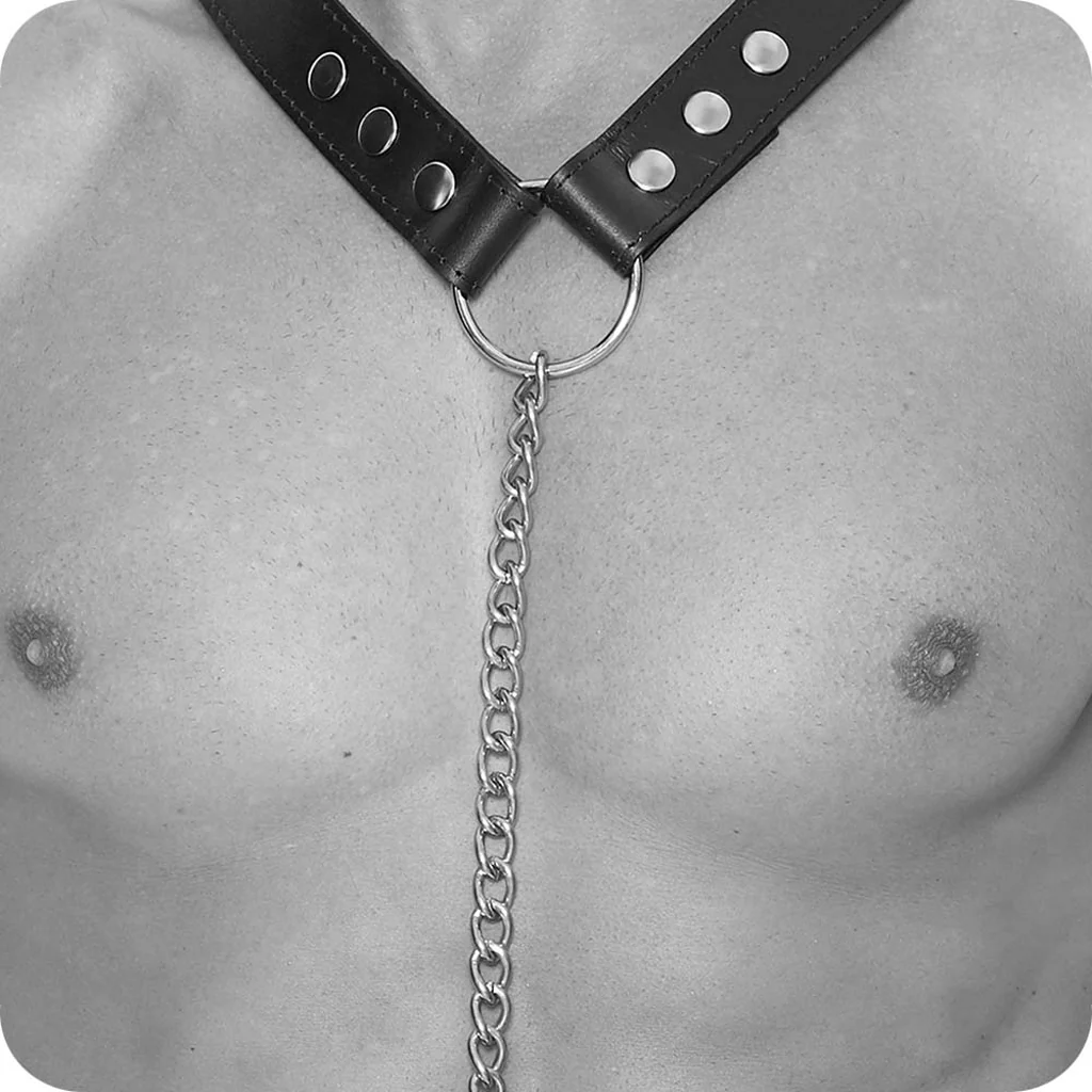 Ouch! Twisted Bit Bonded Leather Harness - Image 5