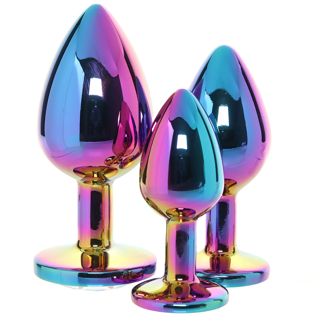Ouch! Venice Collection Metal Anal Plug Set - Image 3
