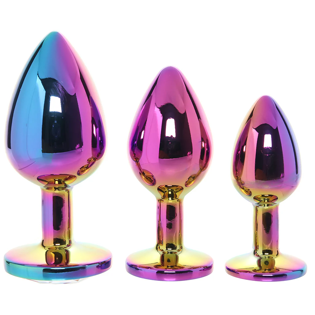 Ouch! Venice Collection Metal Anal Plug Set - Image 5