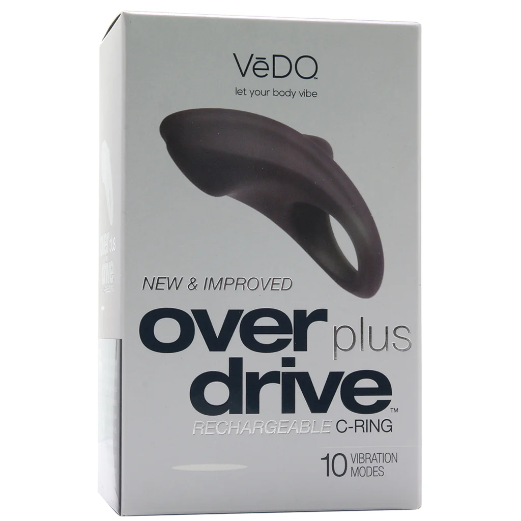 Over Drive Plus Rechargeable C-Ring in Just Black - Image 6