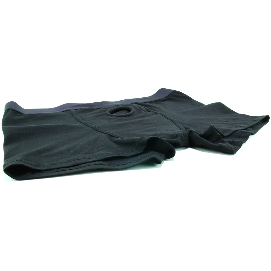 Packer Gear Black Boxer Brief Harness in 2X/3X - Image 3