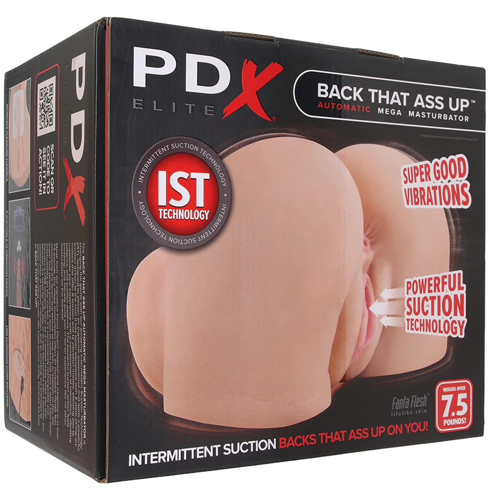 PDX Elite Back That Ass Up Suction Masturbator in Light - Image 6