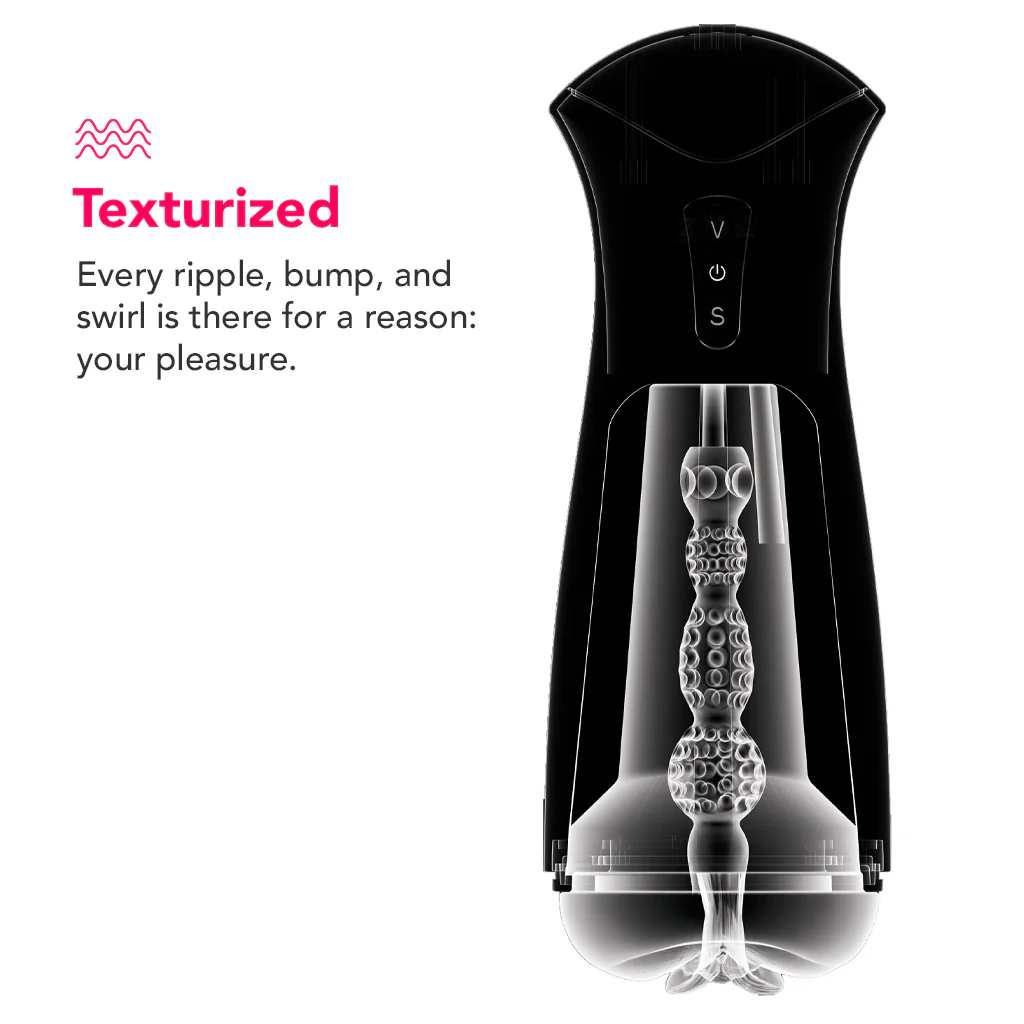PDX Elite F*ck-Gasm Auto Suction Stroker in Light - Image 3