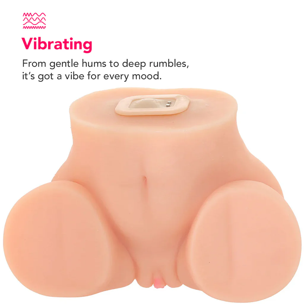 PDX Elite Shake That Ass Vibrating Masturbator in Light - Image 5
