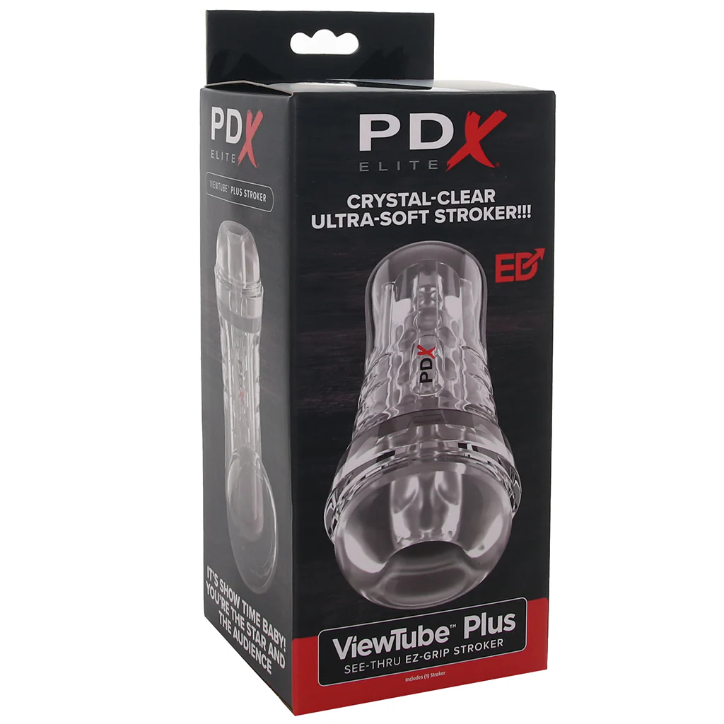 PDX Elite ViewTube Plus See-Thru EZ-Grip Stroker - Image 9