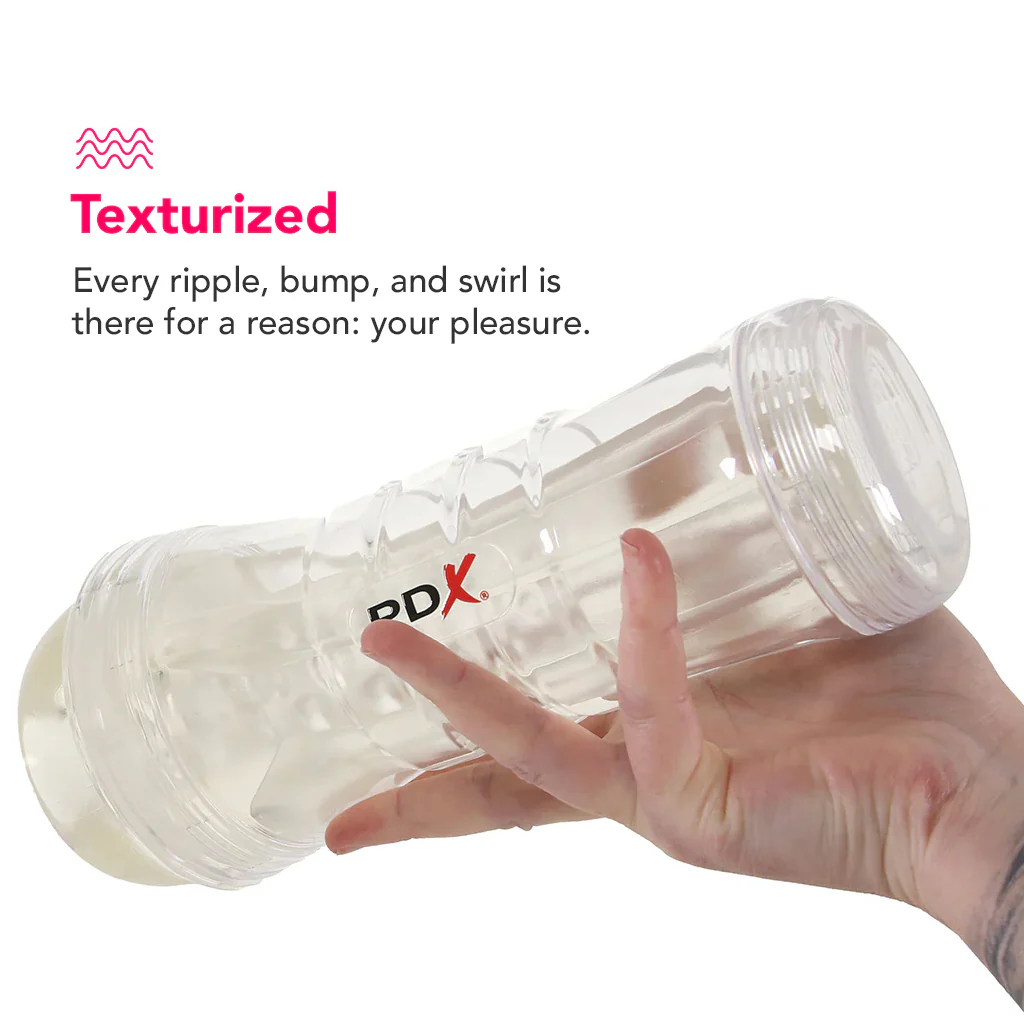 PDX Elite ViewTube Vac XXL Stroker with Hand Pump - Image 4
