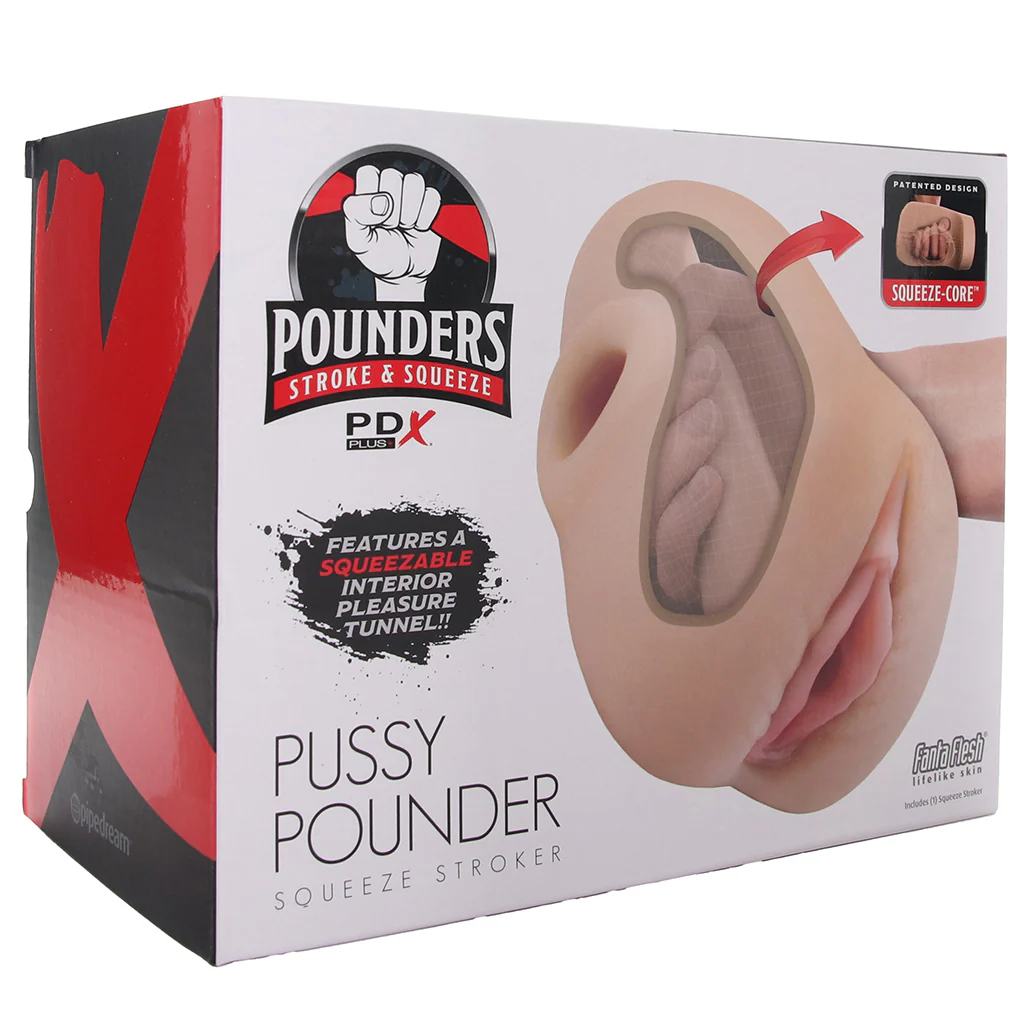 PDX Pussy Pounder Squeeze Stroker in Light - Image 9